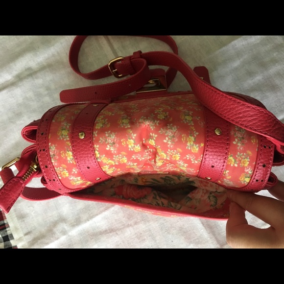 Vintage floral print leather bag “as known as de base”Japanese brand - Picture 4 of 7